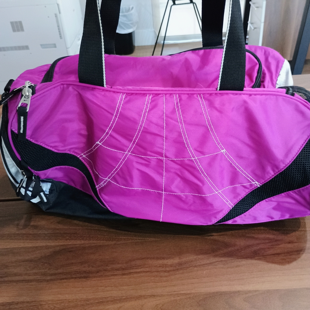 Nike Purple and White Duffel Bag - Picture 3 of 6